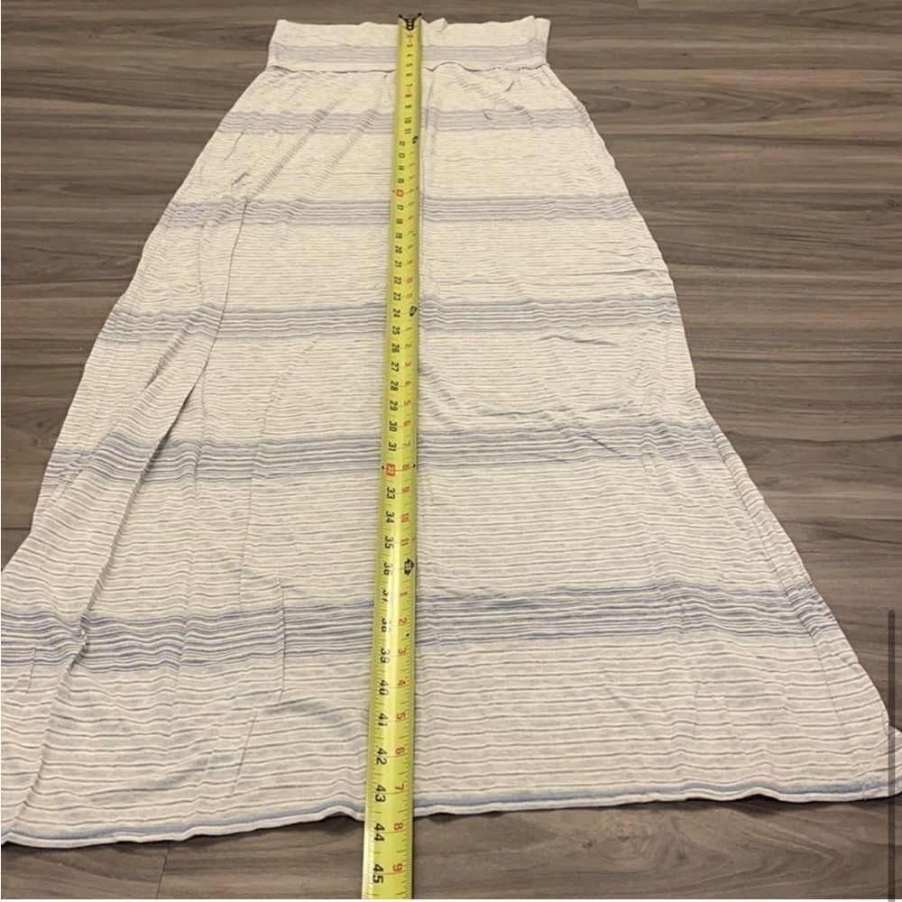 MAX STUDIO • maxi dress/skirt • small • blues & grays • super soft fabric (1558) - Picture 8 of 8